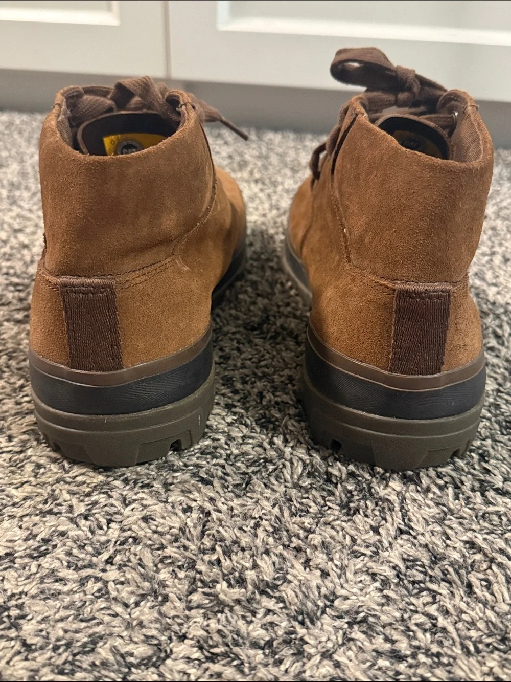 CAT Caterpillar Men’s Brown Suede Chukka Boots Size 10 Wide